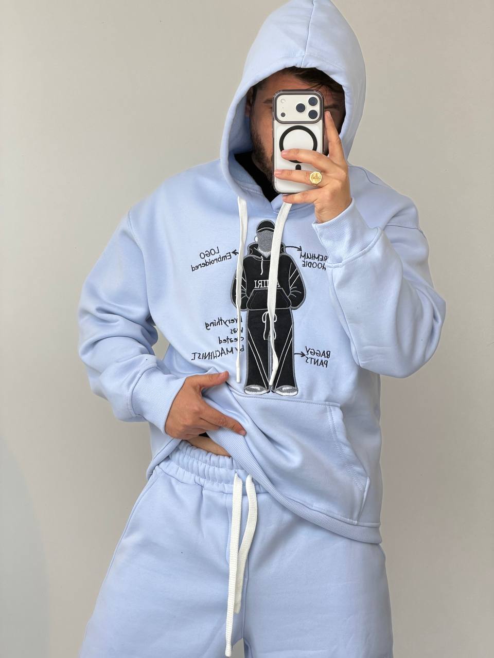 ست هودی شلوار AMIRI